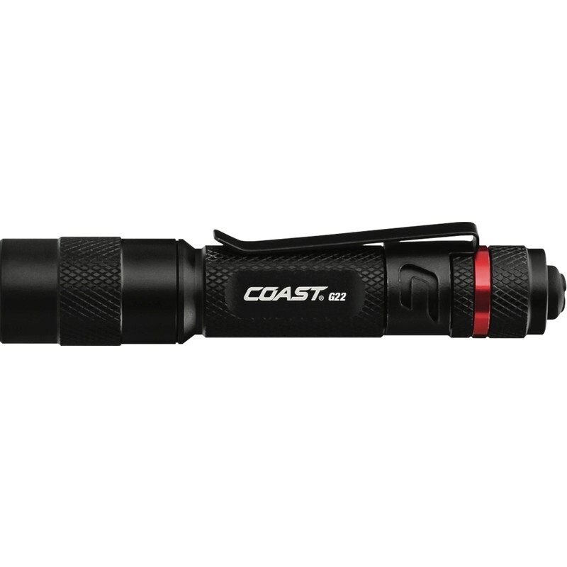 Coast G22 100 lm Black LED Aluminum Impact Resistant Flashlight AAA Battery  1 pk | eBay
