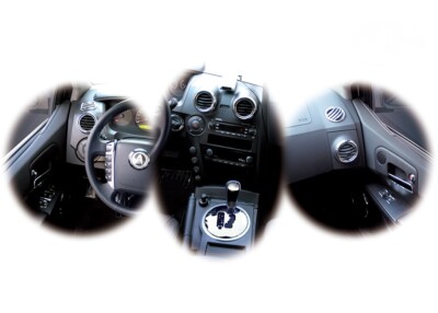 Accessories Ssangyong Actyon 08 10 Interior Chrome Tuning Set Aperture Frame Ebay
