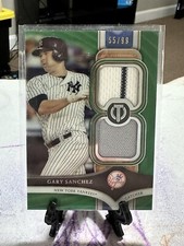 Gary Sanchez2018 Topps Dual Relic Green  Tribute SERIAL #D /99 Yankees