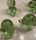 Zwiesel Germany Green Glass Duck Family Figurines Cristallerie!!! — photo 8