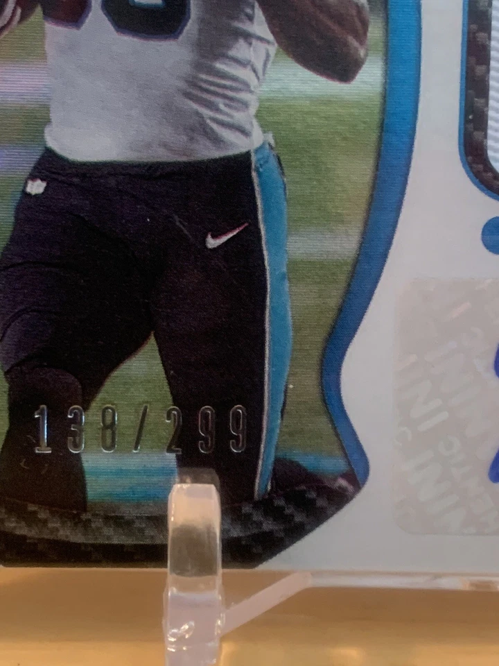 Terrace Marshall Jr. 2021 Panini Certified Rookie Patch Auto #299 RPA Panthers - Image 2 of 4