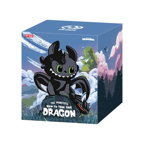 POPMART THE MONSTERS How To Train Your Dragon LABUBU Blind Box Figura Casuale 1pz - Foto 1 di 17