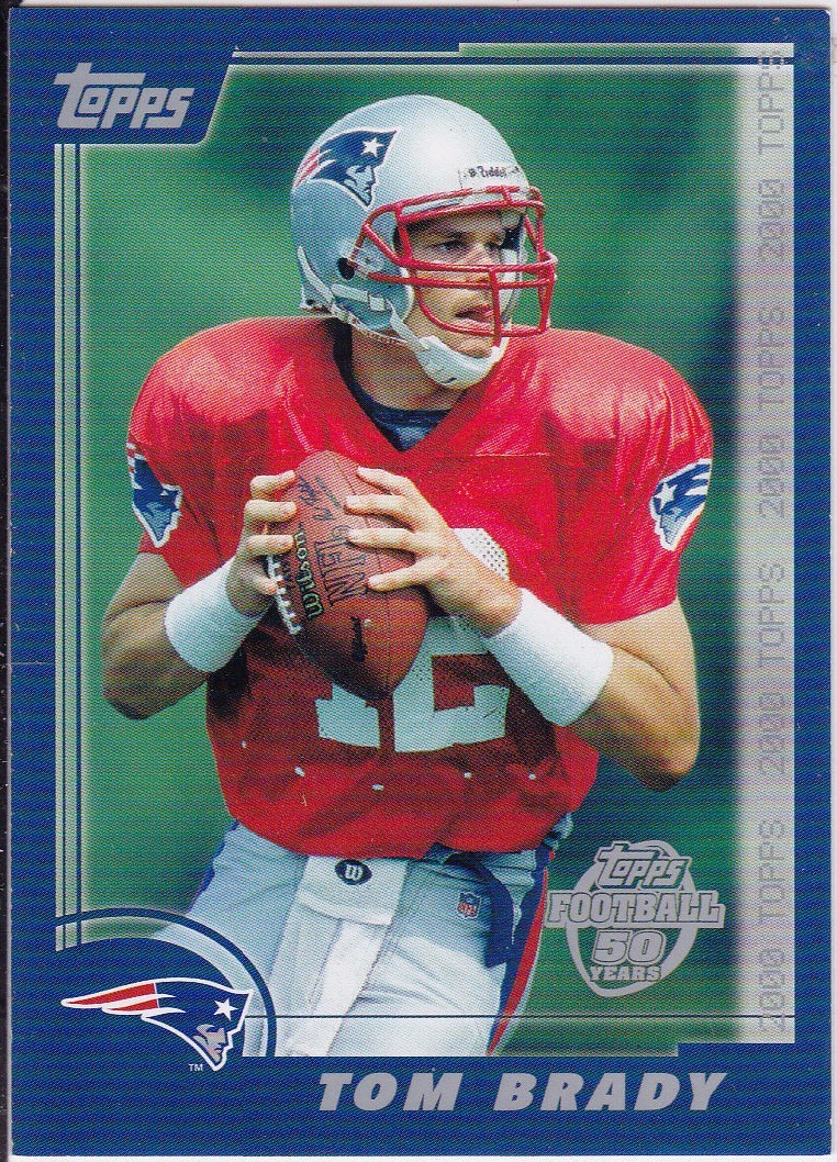 TOM BRADY Topps ROOKIE Throwbacks DRAFT PICK INSERT CARD NFL