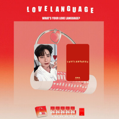 5pcs/set TXT LOVE LANGUAGE Self Made Photo Cards . Photocards