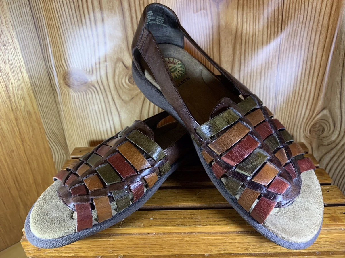 Earth spirit men's leather sandals sales