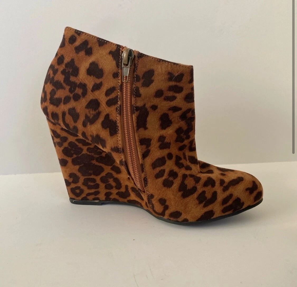 Madden girl hotsell leopard boots