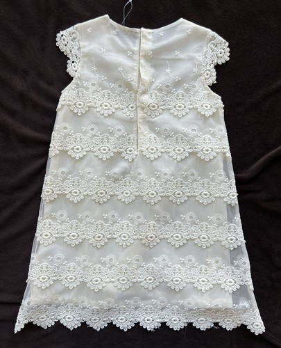 NWT Girls Mayoral Chic Cream Ivory Lace Fancy Dressy Dress GORGEOUS Sz 6 - Picture 9 of 11