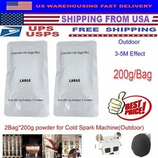 10/6/2 bags 200g Cold Spark Machine Ti Powder,Outdoor 3-5M,for Stage 200g/Bag 