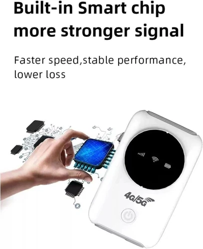 Wireless 4G 5G LTE Mobile Hotspot Router Unlocked-WiFi Portable MiFi Broadband - Bild 9 von 11