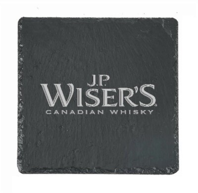 JP WISER'S Whiskey Slate Coaster