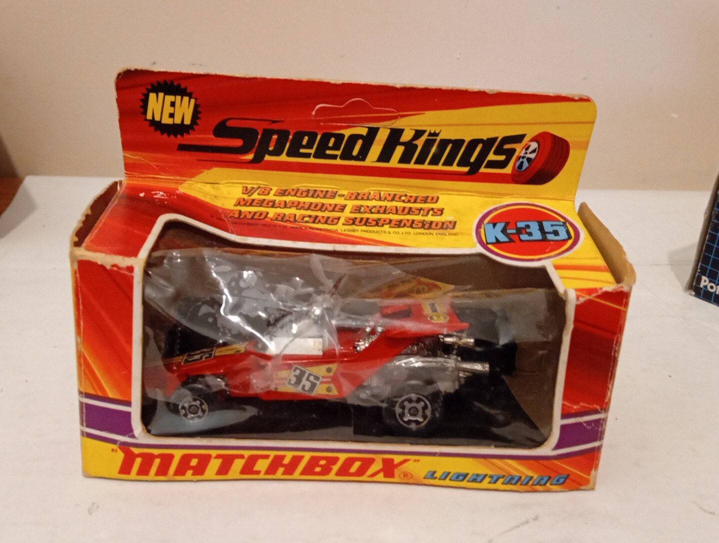 Matchbox Speed Kings – F1 Lightning Réf K 35, Avec Boîte (1971)