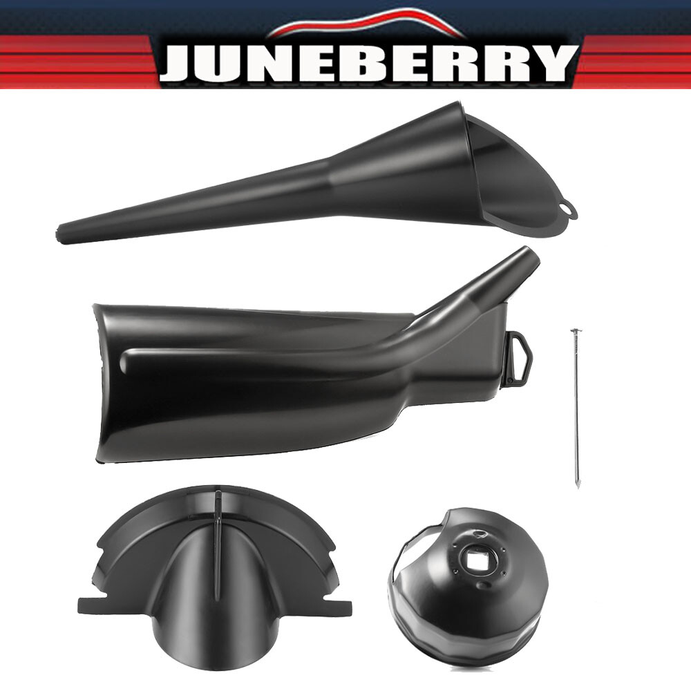 Oil Filter Funnel Oil Change Tool &Hose Kit & Removal Wrench For Harley