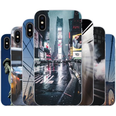 dessana New York City Lifestyle Schutz Hülle Case Handy passend für Apple