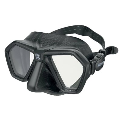 Seac Eagle Diving Mask Black For Fishing, Scuba Diving, Freediving
