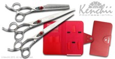Kenchii Left Hand Spider Shears Straight, Cur...