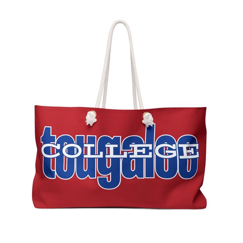 Tougaloo College TC HBCU Weekender Large Travel Tote Bag - Picture 2 of 5