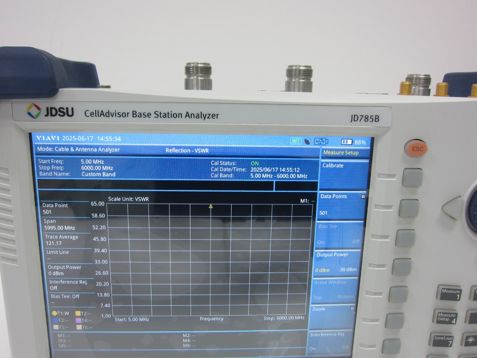 VIAVI JD785B CellAdviser Base Station Analyzer,8GHz, SG,CAA,LTE,CPRI 10G