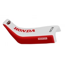 FMX White & Red Series Seat Cover for Honda XR 650L - FREE SHIPMENT INCLUDED