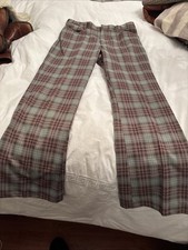 Donegal Poly Tweed Vintage Men  s Pant Green Size Medium