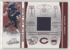 2006 Playoff Absolute Memorabilia Red Materials 77/100 Cedric Benson #TOT-27 1o3