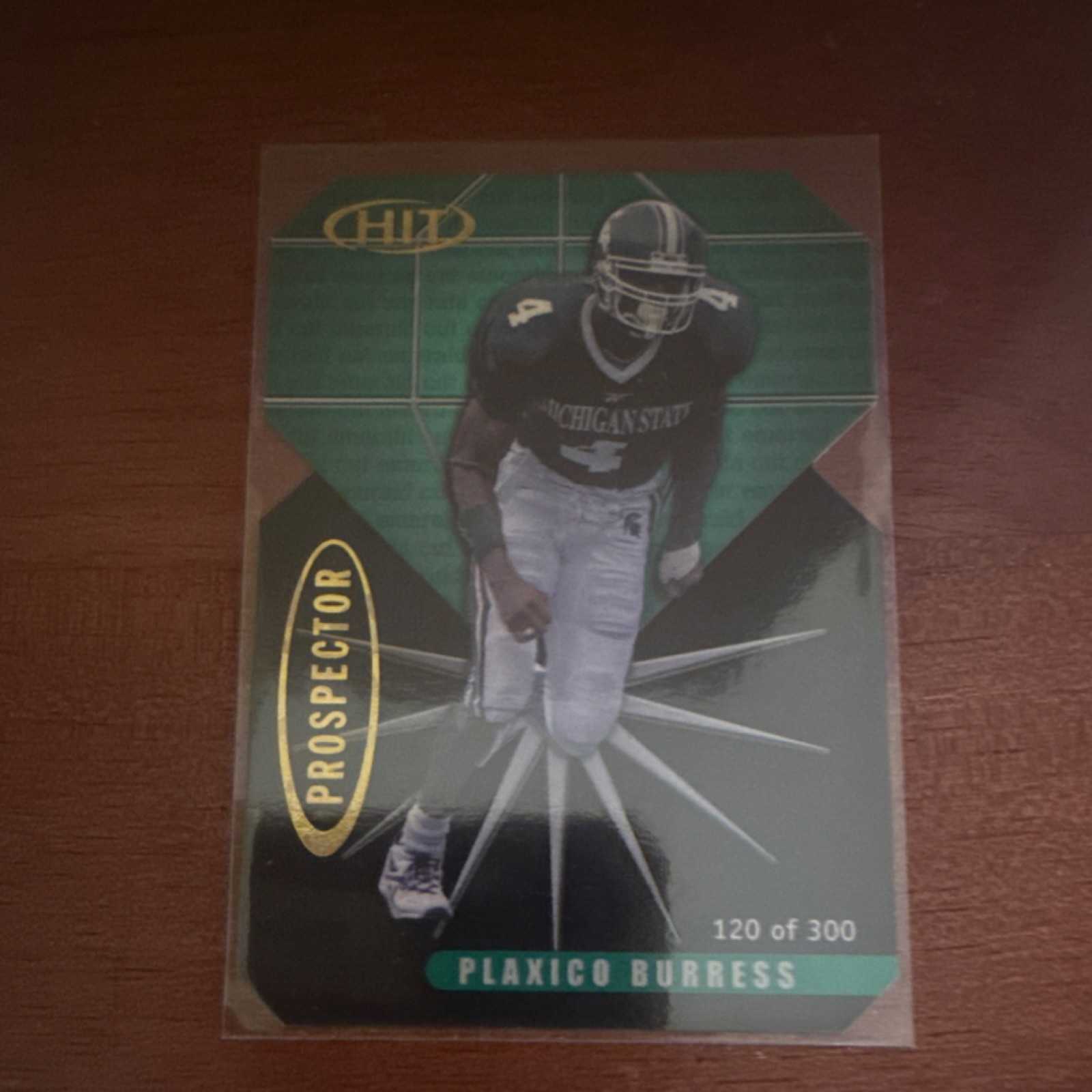 Plaxico Burress SA-GE Hit Pros #P4 Emerald