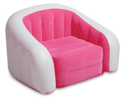 USEDOPEN BOX Intex Magenta Pink Inflatable Cafe Club Chair