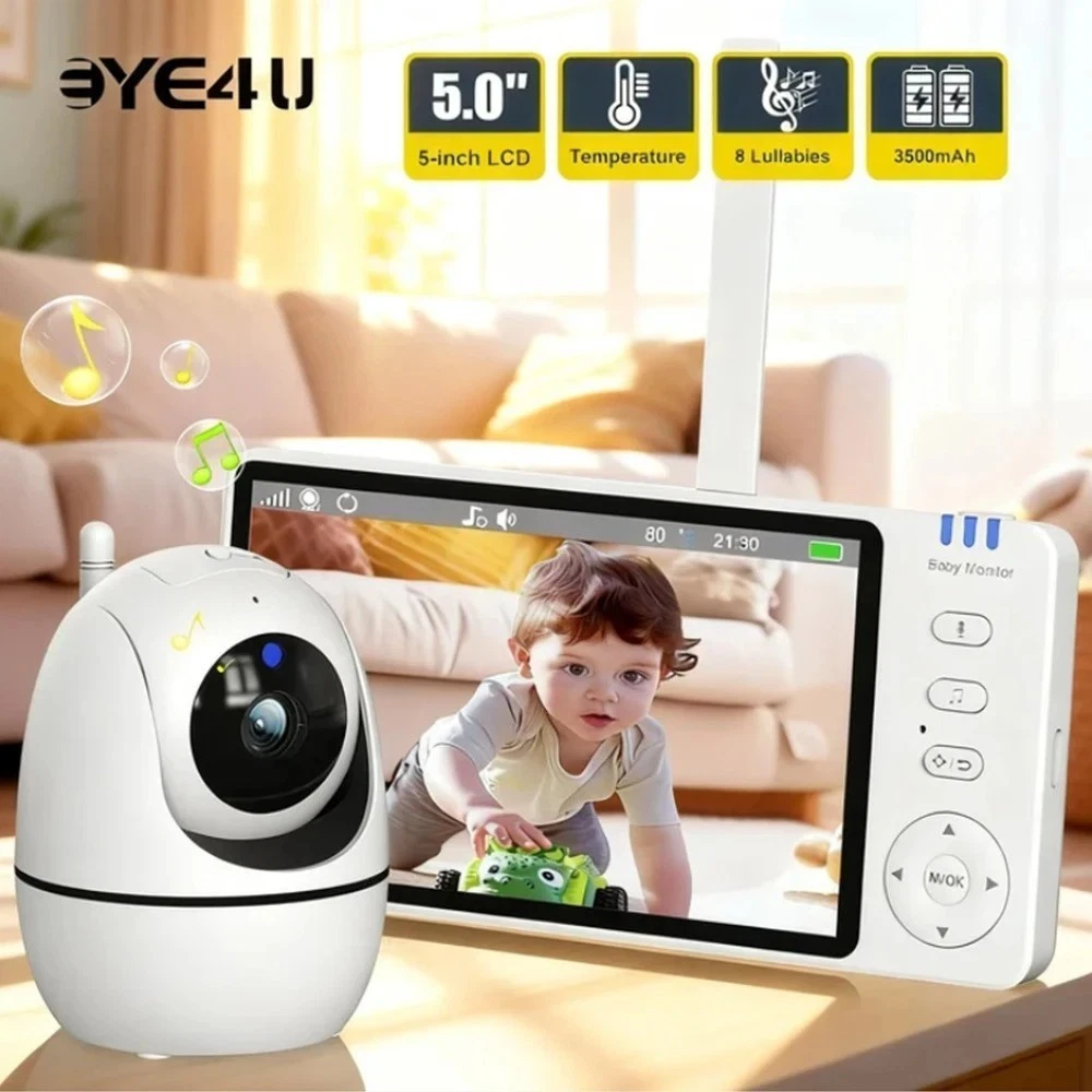 720P Baby Monitor with Camera and Room Temperature (VA-IH006)