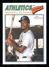 2026 Topps Heritage #324 Denzel Clarke Athletics 65202