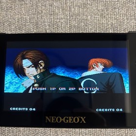 SNK NEO GEO X GOLD Limited Edition Console Complete Box SBK NEO GEO X