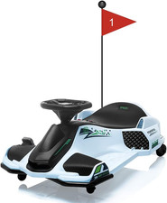 24V Ride on Drift Car for Kids,7Ah Battery 180W Brushless Quieter Motor Electric