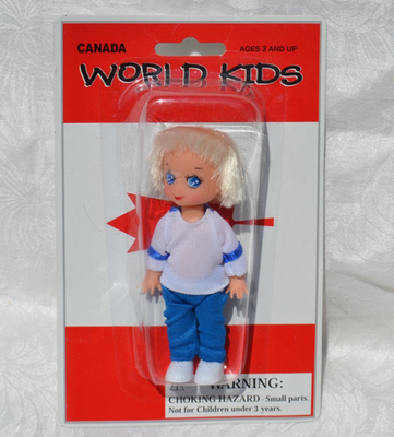 Vintage 90s World Kids Various Nations Mini 4” Fashion Doll Target