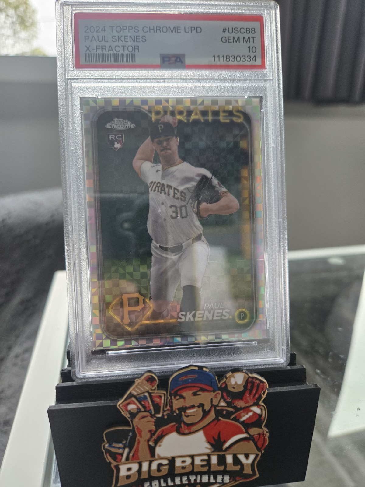 2024 Topps Chrome Update Series - Paul Skenes #USC88 X-Fractor (RC) PSA 10
