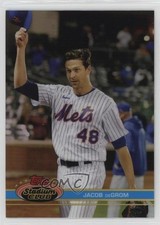 2021 Topps Stadium Club Chrome 1991 Design Variation SP Jacob deGrom #167 yk0