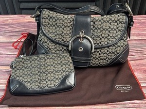 Coach Demi Bag in Signature Jacquard | eBay