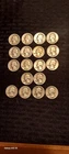 Washington Quarters  1936 (12) 1937 (6) Circulated