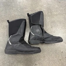 BMW Leather GORE-TEX Motorcycle Touring Boots Black Sz EU 44 US Mens 10.5