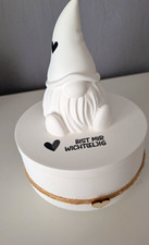 Handmade with Love Wichtel Figur wei&szlig; Holzbox Spruch &bdquo;Wichtelig&ldquo;