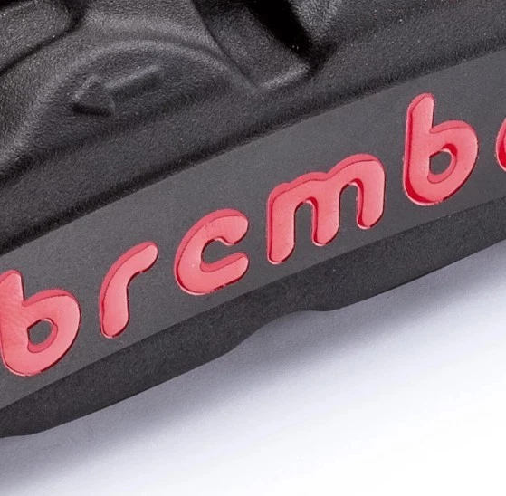 Brembo M4 CAST Alum. Pinzas de freno monobloque NEGRAS 108mm (juego de 2), 220A39750 Foto 4 de 4