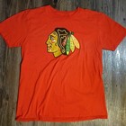 CHICAGO BLACKHAWKS Officially Licensed FANATICS Red T-Shirt NHL SIZE L - NEW!!  — photo 1