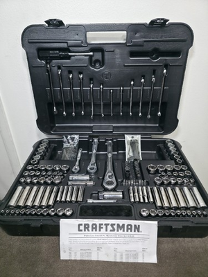 #ad Vintage Craftsman USA 155 Pc Mechanics Tool Set 35155 Pristine 2005 KU G2 VA $399.00