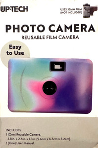 UP-TECH Reusable Aura 35mm Camera 3.8"x2.6"x1.3" (9.6cm x 6.5cm x 3.2cm) - NEW