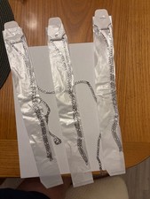 24"MEN Stainless Steel 3mm Silver curb Link Chain Necklace