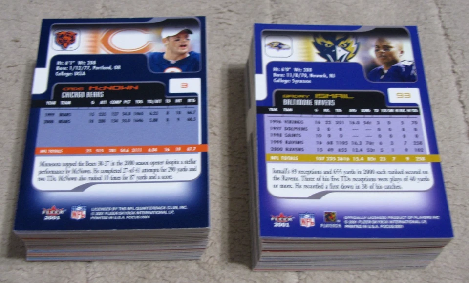 2001 Fleer Focus Football (Pick Choose Complete) - Image 2 of 2