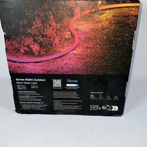 Govee RGBIC Outdoor Neon Rope Lights With 64 Scene Modes H61A8-Waterproof 32.8ft - Picture 2 of 4