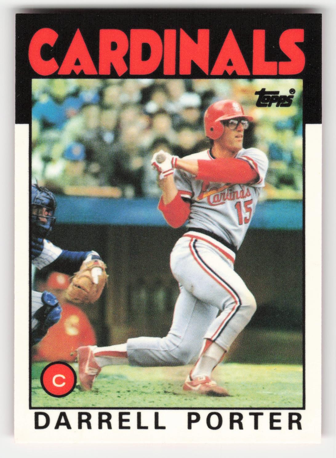 1986 Topps Tiffany Limited Ed #757 Darrell Porter St. Louis Cardinals Box Fresh!