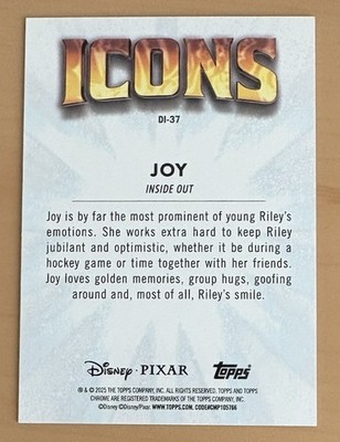 2025 Topps Chrome Disney Joy Icons Mickey Mouse Refractor 05/28
