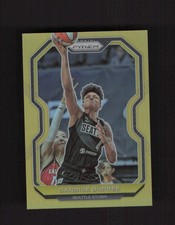 2021 Panini Prizm WNBA #36 Candice Dupree Prizms Gold #/10