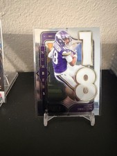 2024 Panini Select - Select Numbers Justin Jefferson #1 Minnesota Vikings