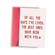 Amazing Valentines Day Card for Him Her, Romantic Anniversary Birthday Gift 5