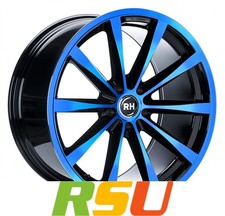 RH Alurad GT color polished - blue 9x21" ET55 LK5 112 ML 66.6 Alufelgen 21 Zoll RH Alurad GT color polished - blue 9x21" ET55 LK5 112 ML 66.6 Alufelgen 21 Zoll
